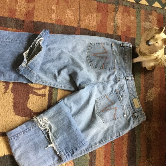 👖 Vintage Sergio Valente Distressed Well Worn Loved Sz - Picture 4 of 16